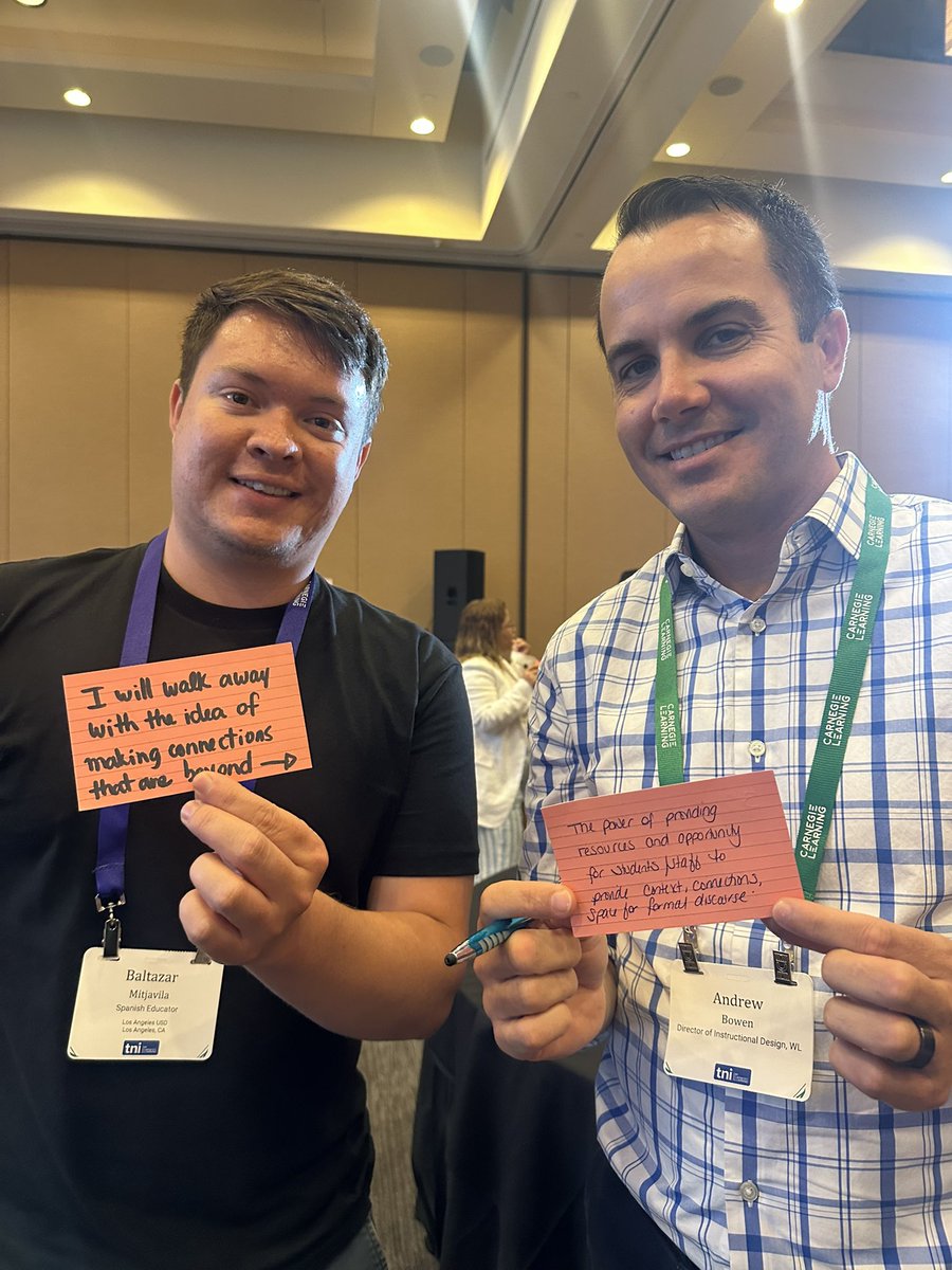 carnegielearn's tweet image. What was your biggest takeaway from #TNI2025 #LeadWithLiteracy &amp;amp; #LanguageIsLimitless? 💬