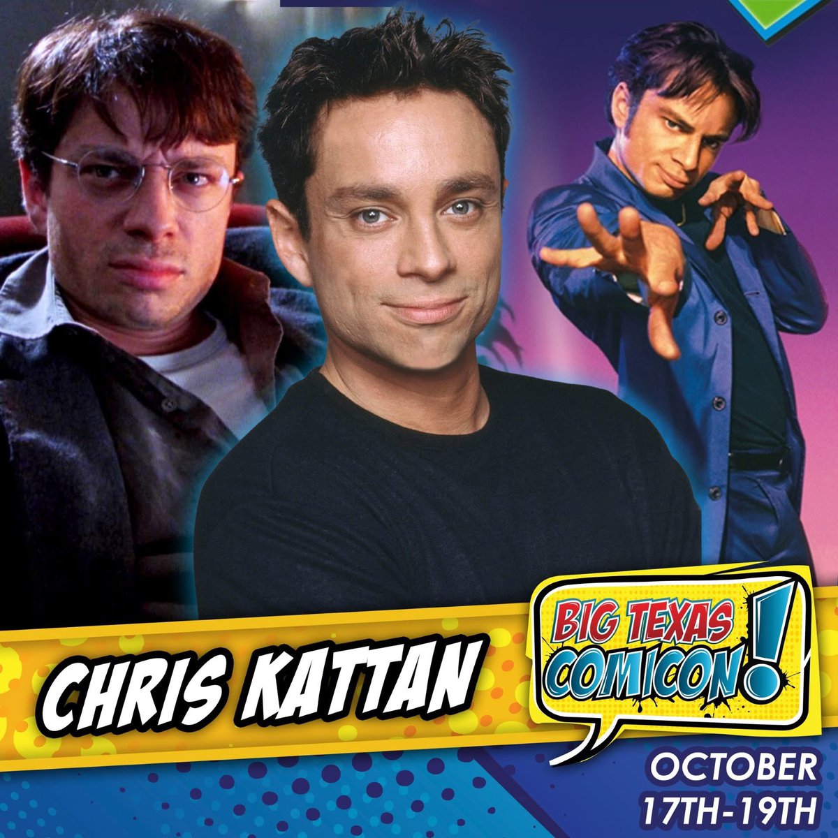 bigtexcon's tweet image. 🎉 GUEST ANNOUNCEMENT! 🎉
The hilarious Chris Kattan is coming to Big Texas Comicon this October 17th–19th!
You know him from Saturday Night Live, A Night at the Roxbury, and Corky Romano — now meet him in person!
📍 San Antonio, TX
📅 October 17-19
