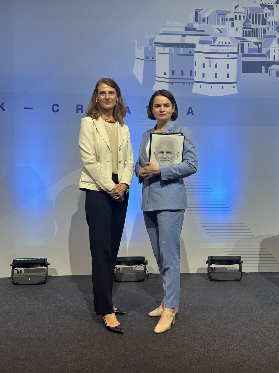 Yvonne Toncic-Sorinj (@yts_at_eu) on Twitter photo In depth discussion with <a href="/Tsihanouskaya/">Sviatlana Tsikhanouskaya</a> at #dubrovnikforum on the importance to protect freedom & democracy. Condemning totalitarian regimes and calling to free Nobel Peace Prize winner Ales #Bialiatski, imprisoned in Belarus for his opposition activities and human rights work. In depth discussion with <a href="/Tsihanouskaya/">Sviatlana Tsikhanouskaya</a> at #dubrovnikforum on the importance to protect freedom & democracy. Condemning totalitarian regimes and calling to free Nobel Peace Prize winner Ales #Bialiatski, imprisoned in Belarus for his opposition activities and human rights work.