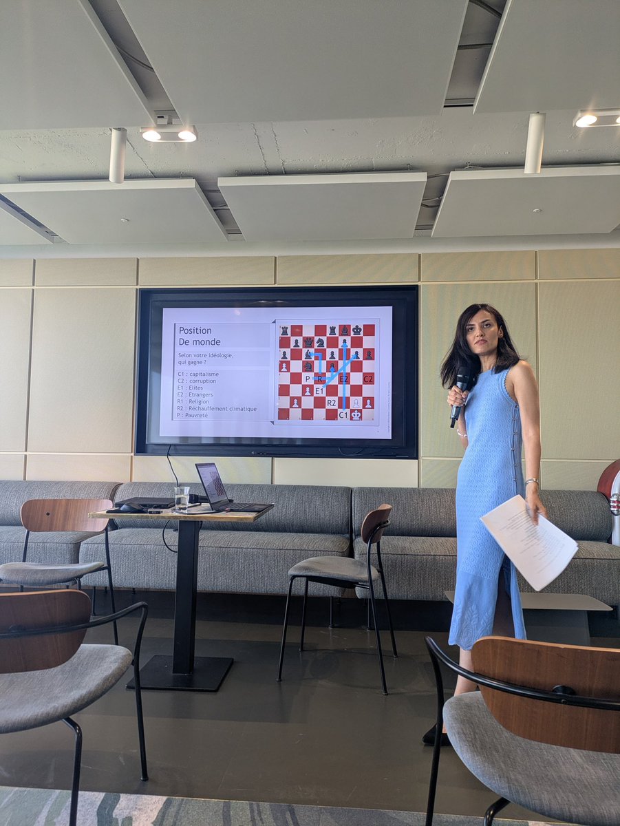 Today, I had the honour of speaking at the <a href="/BCG/">Boston Consulting Group</a> Not just about chess.
But about this world where everything is reduced, compressed… Where impatience is rewarded. 
And where those who sell ideology often thrive.
For those who want to build a democracy — or simply a future —
this