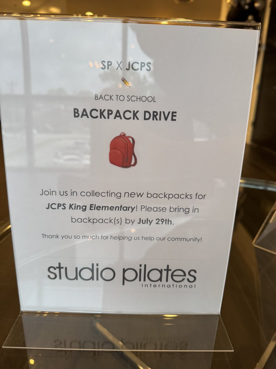 Kristin Wallingford Barrett Ed.S (@wallingfordjcps) on Twitter photo Thanks to <a href="/StudioPilates/">Studio Pilates</a> in St. Matthews for supporting <a href="/KingElemJCPS/">M.L. King Jr. Elementary</a> with a B2S backpack drive! Thanks to <a href="/StudioPilates/">Studio Pilates</a> in St. Matthews for supporting <a href="/KingElemJCPS/">M.L. King Jr. Elementary</a> with a B2S backpack drive!
