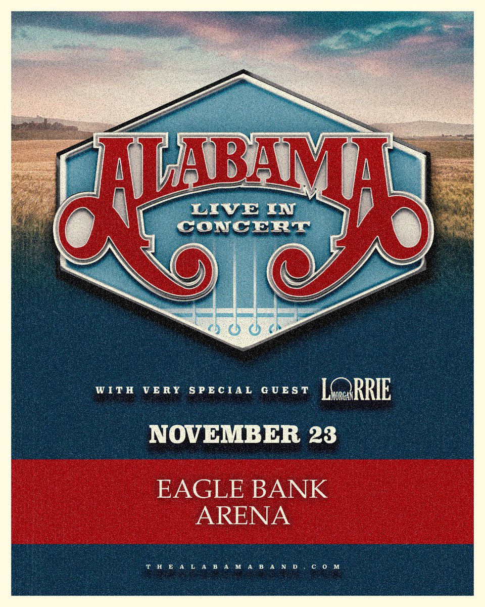 Tickets are on sale now! Join me in Fairfax, VA at @EagleBankArena with <a href="/TheAlabamaBand/">ALABAMA</a> this November 23. Save your seat at Lorrie.com, and I'll see you there!