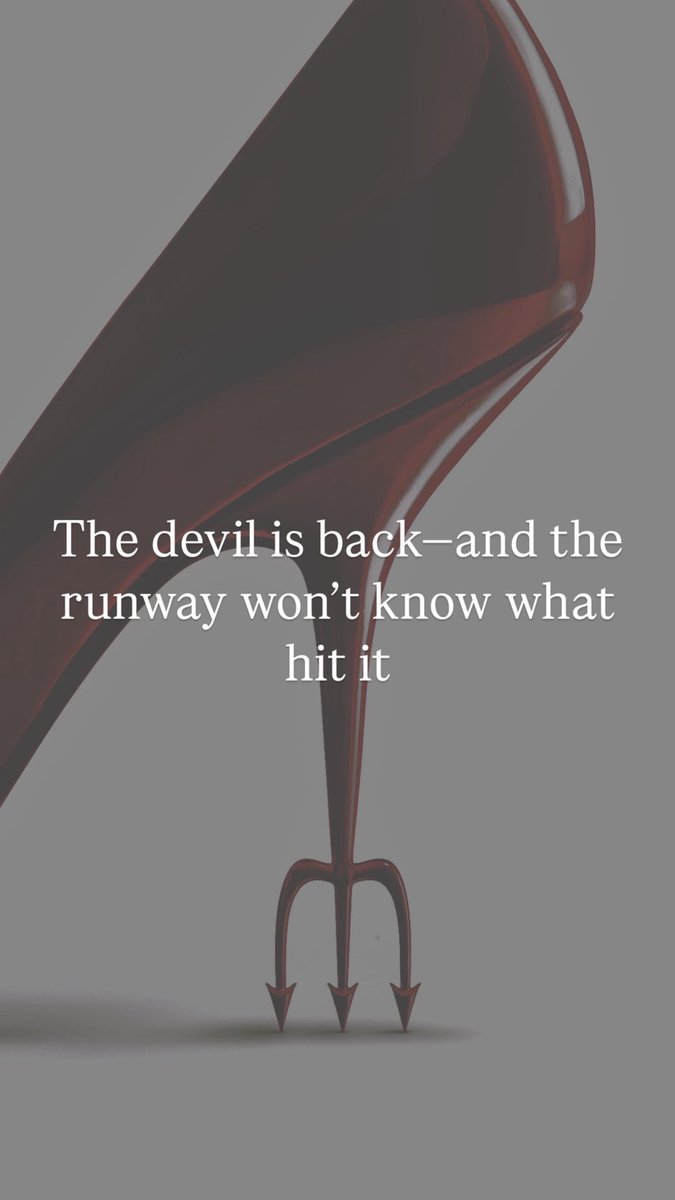 RecDekapp's tweet image. Heard Devil Wears Prada 2 is strutting into a new era? Time to catch up—rewatch the original this weekend!

Find it on RecDek - recdek.app.link/XaHdVcL9UUb

#devilwearsprada #productiontime #RecDek