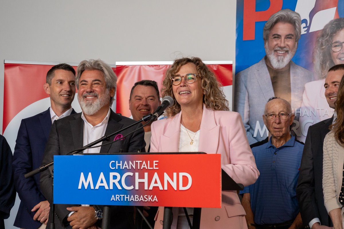 LiberalQuebec's tweet image. Chantale Marchand : une voix enracinée pour Arthabaska
Notre chef Pablo Rodriguez a présenté avec fierté la candidature de Chantale Marchand pour le Parti libéral du Québec dans Arthabaska, en vue de l’élection partielle du 11 août.
Résidente de la région depuis plus de 40 ans,…