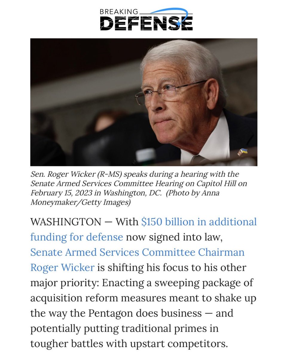 Senate Republicans (@nrsc) on Twitter photo Senator <a href="/RogerWicker/">Roger Wicker</a> is strengthening our defense industrial base and restoring peace through STRENGTH 💪 Senator <a href="/RogerWicker/">Roger Wicker</a> is strengthening our defense industrial base and restoring peace through STRENGTH 💪