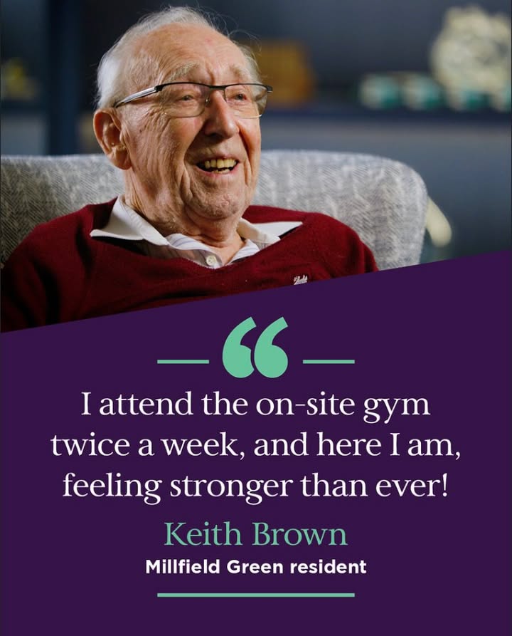 Stronger every session 💪 Keith’s commitment shows what #MillfieldGreen is all about - wellness, independence &amp; living life fully! ✨ 

#InspiredVillages #ActiveAging #StrongerEveryDay