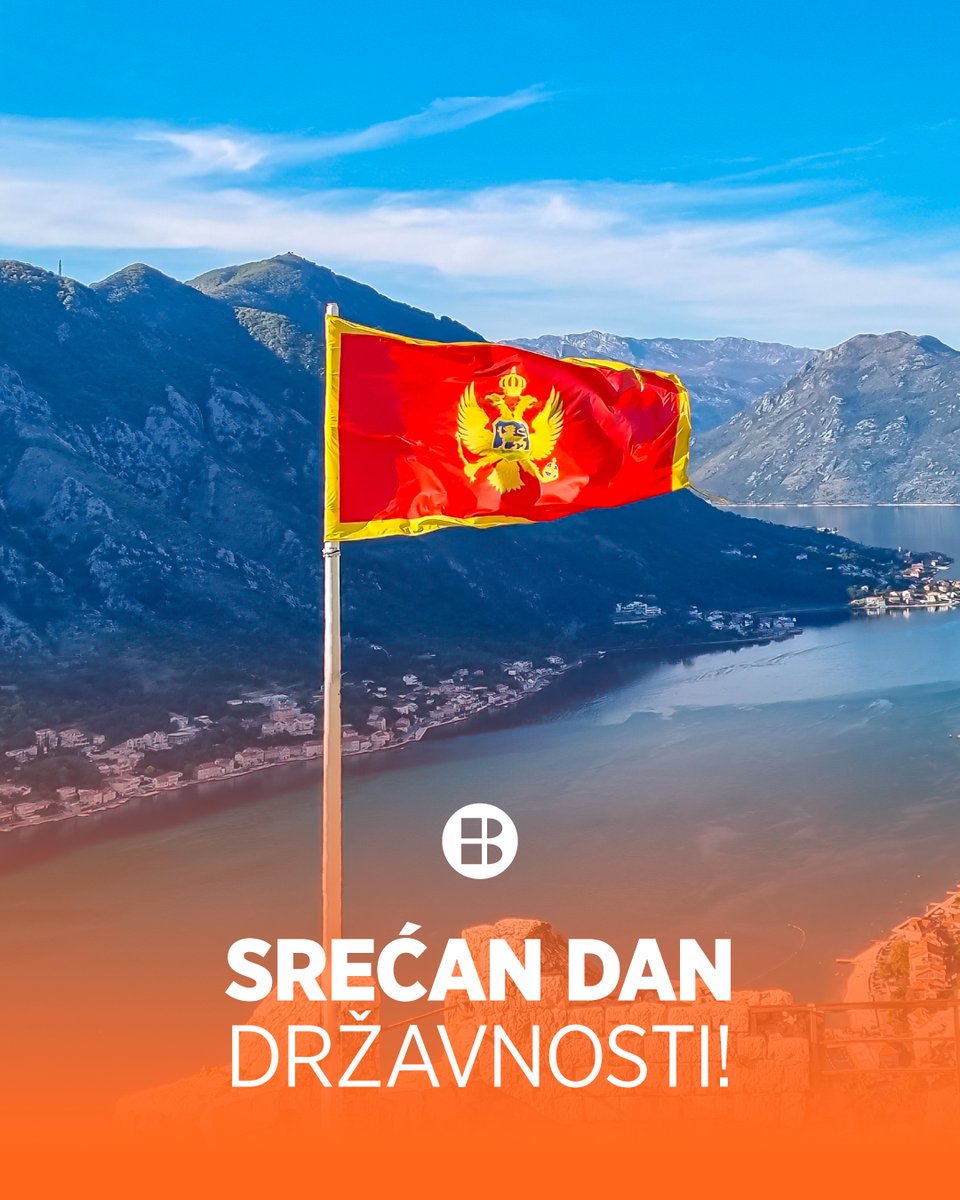 Svim građankama i građanima Crne Gore želimo srećan Dan državnosti.

Hipotekarna banka - Vama posvećena. 🧡