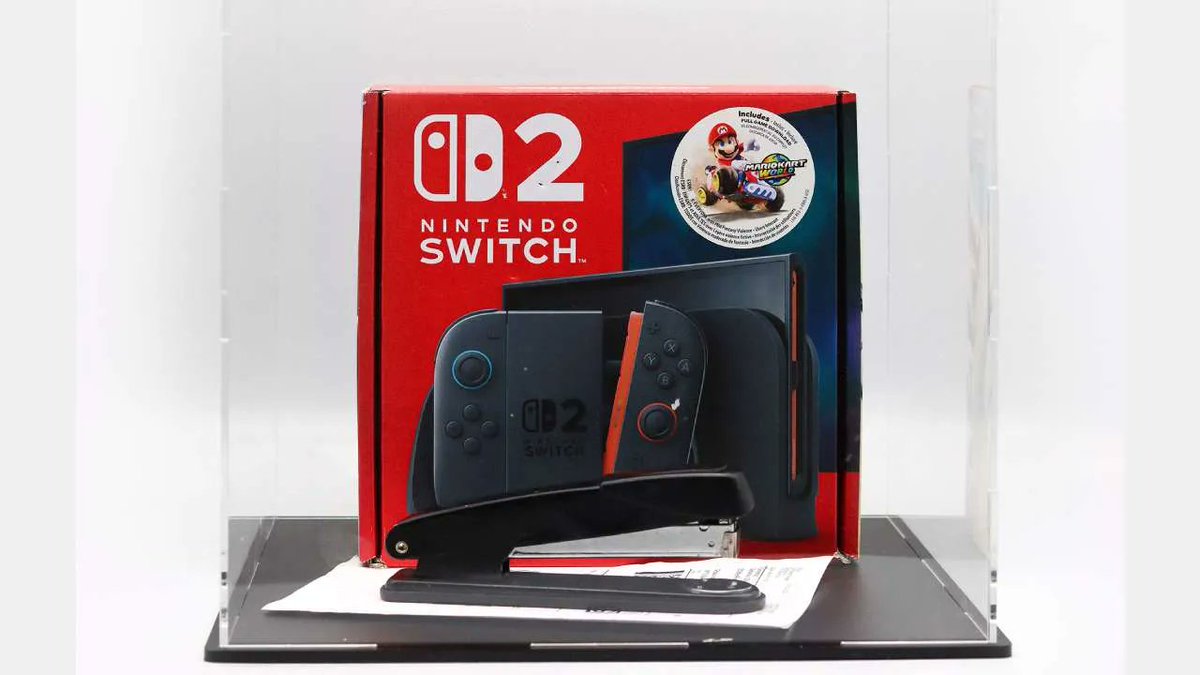 Switch 2 stapler that ruined consoles is being auctioned off by GameStop 💰 theshortcut.com/p/switch-2-sta…