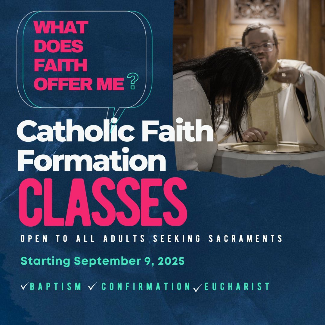 Are you interested in our Catholic faith and learning more? We will begin a new season of formation nights this fall. Get more info here: stedparish.org/become-catholi…