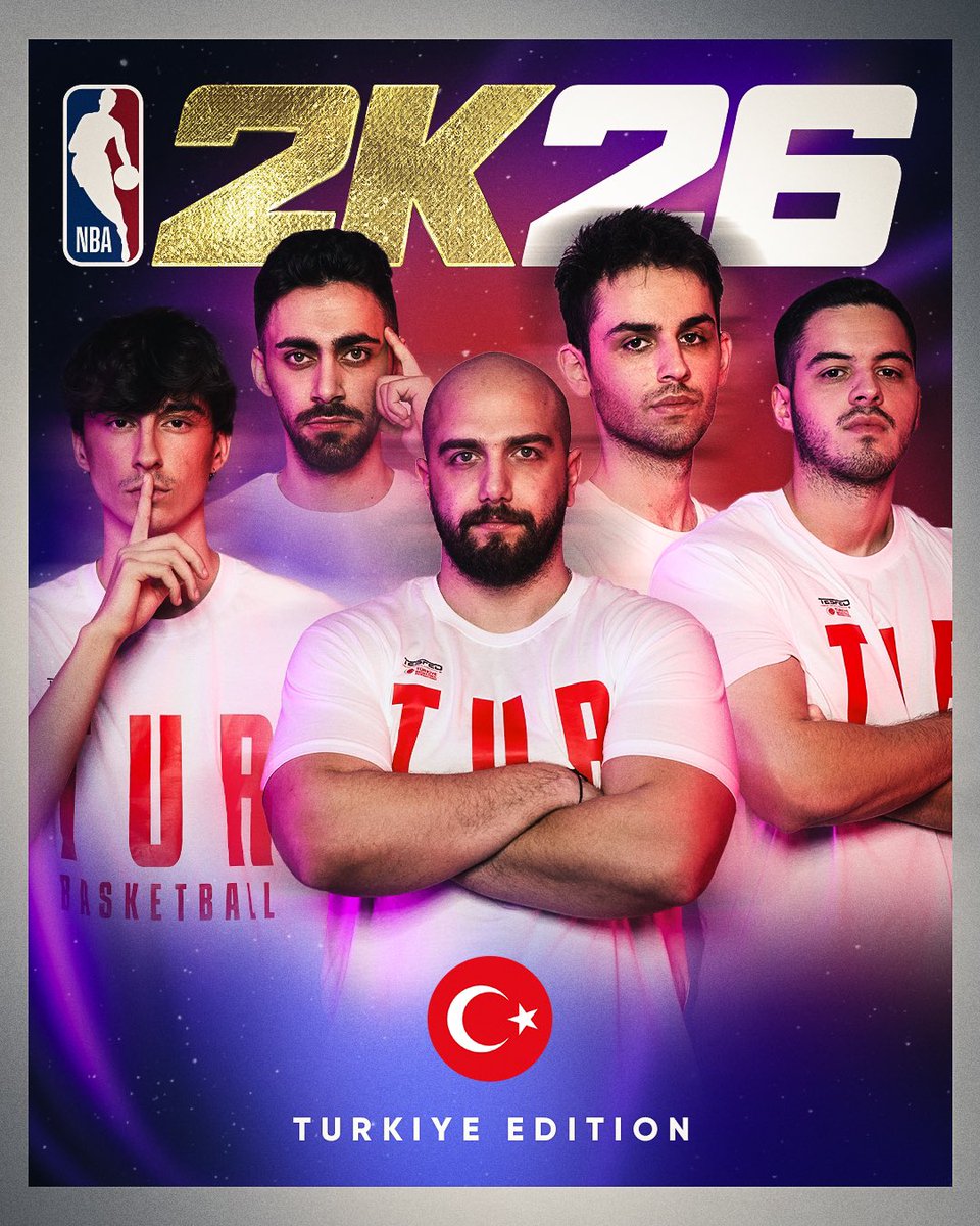 We all saw the NBA 2K26 cover drop… but what if there was a special edition featuring the national teams in eFIBA? 🔥

What would a Turkiye Edition of NBA 2K26 look like? 🇹🇷 

Time to find out 👇