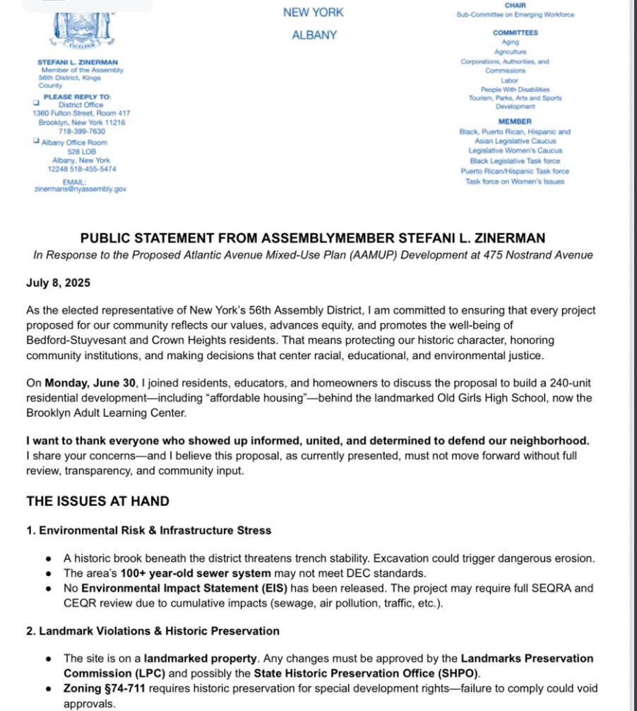 Zinerman just published a letter about “defending the neighborhood” from an 100% affordable housing project being built on a parking lot right next to the subway

Chi is right: it’s time to primary every NIMBY
