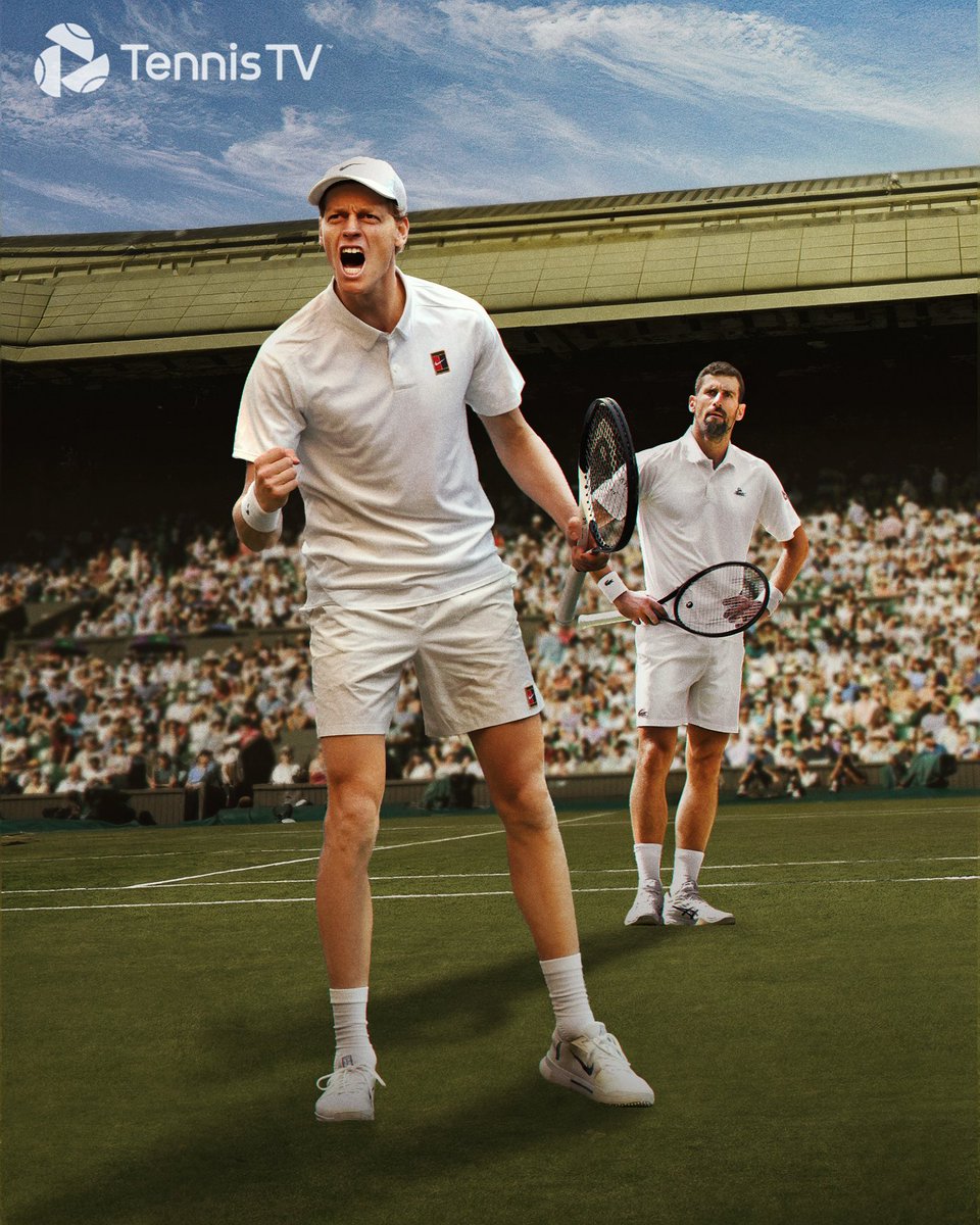 SINNER. DEFEATS. DJOKOVIC.

<a href="/janniksin/">Jannik Sinner</a> takes down the 7x Champion to reach his first #Wimbledon Final!