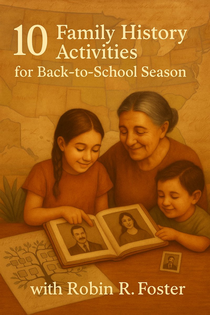 Soon, my new book, My Best Genealogy Tips: Tracing Your Mexican Roots / Mis Mejores Consejos Genealógicos: Rastreando Tus Raíces Mexicanas, is coming out!
 
genealogyjustask.substack.com/p/10-family-hi…
#ActividadesdeHistoriaFamiliar #FamilyHistoryActivities #MexicanRoots #RaícesMexicanas