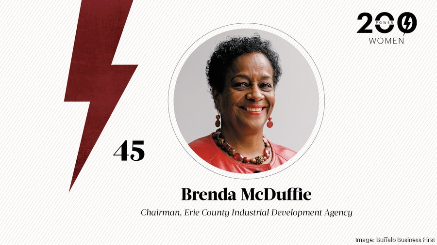 Congratulations to ECIDA Board Chair Brenda McDuffie on being named to Buffalo Business First's Power 200 Women for 2025 list!

Brenda is our longest-serving Chair, and the first female to lead the Board since the ECIDA's inception in 1970.