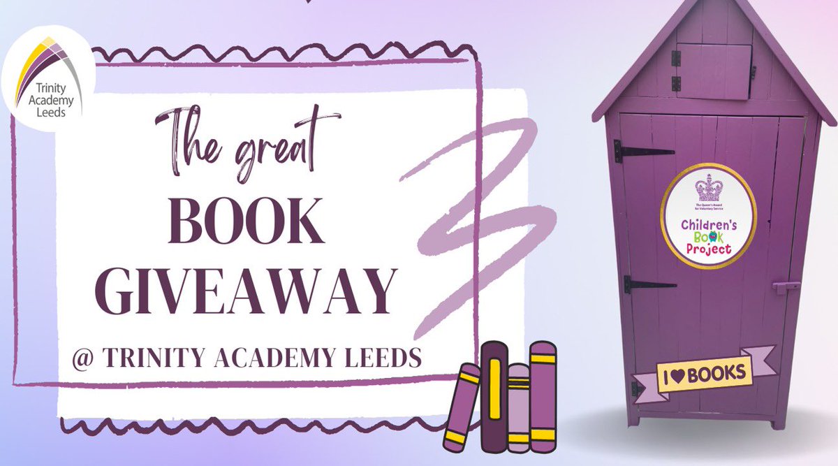 Trinity Academy Leeds (@trinityacademyl) on Twitter photo Next week the great book giveaway returns to TAL!
Return your current read to the library to receive your token for a free summer read to keep. ππ π
#ReadersareLeaders <a href="/lonbookproject/">Childrens Book Project</a> Next week the great book giveaway returns to TAL!
Return your current read to the library to receive your token for a free summer read to keep. ππ π
#ReadersareLeaders <a href="/lonbookproject/">Childrens Book Project</a>
