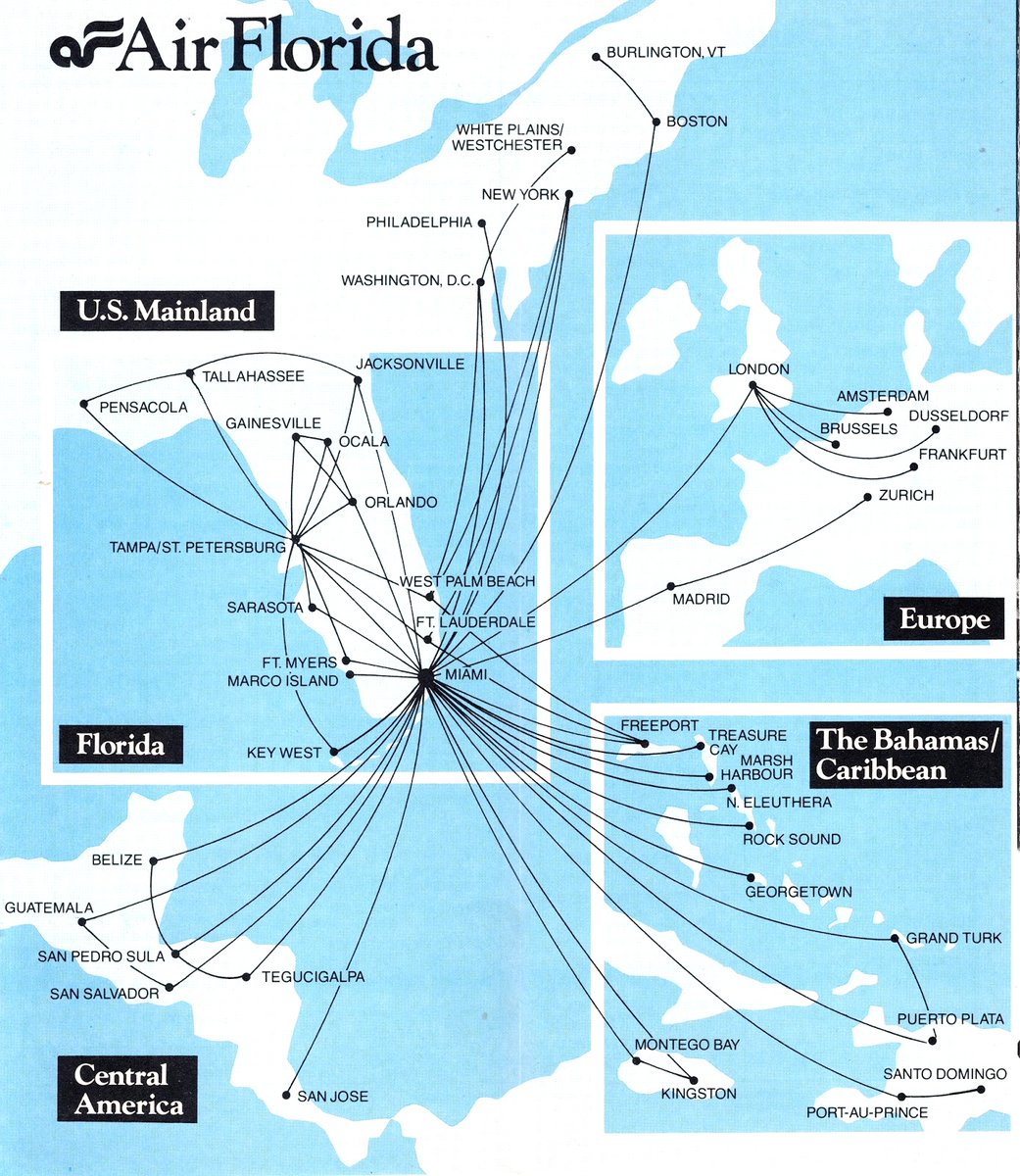 AvGeek71's tweet image. Air Florida - April, 1983. After it cease operations in 1984, It briefly operated under Midway Airlines as “Midway Express.” #airline #airlines #airplane #airplanes #avgeek #avgeeks #aviation #travel #DC10