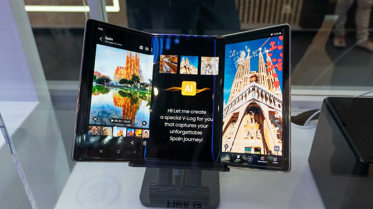 Samsung confirms tri-fold 'Galaxy G Fold' should arrive this year 📆 theshortcut.com/p/samsung-conf…