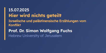 SimonWFuchs's tweet image. Freue mich darauf, am kommenden Dienstag, 15. Juli, im Rahmen der Ringvorlesung "Der Nahe Osten im Wandel" an @goetheuni Frankfurt sprechen zu dürfen (18.00-20.00 Uhr c.t. / Campus Westend, Hörsaal SKW B). Das ganze Programm gibt es hier: …iken-des-religioesen.uni-frankfurt.de/wp-content/upl…