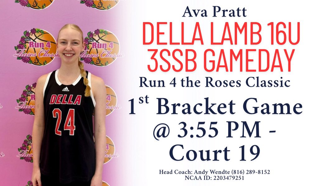 TheAvaPratt's tweet image. Excited to compete with my teammates in the top bracket for the Run 4 the Roses Classic! Come check us out! @TFNsRun4Roses