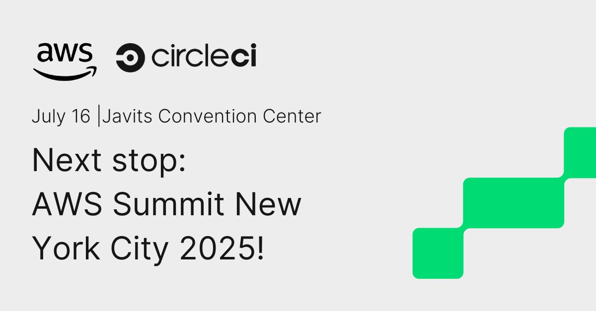 AWS Summit NYC 2025 is right around the corner! Stop by booth #920 next week to chat with the whole CircleCI crew about all things CI/CD.