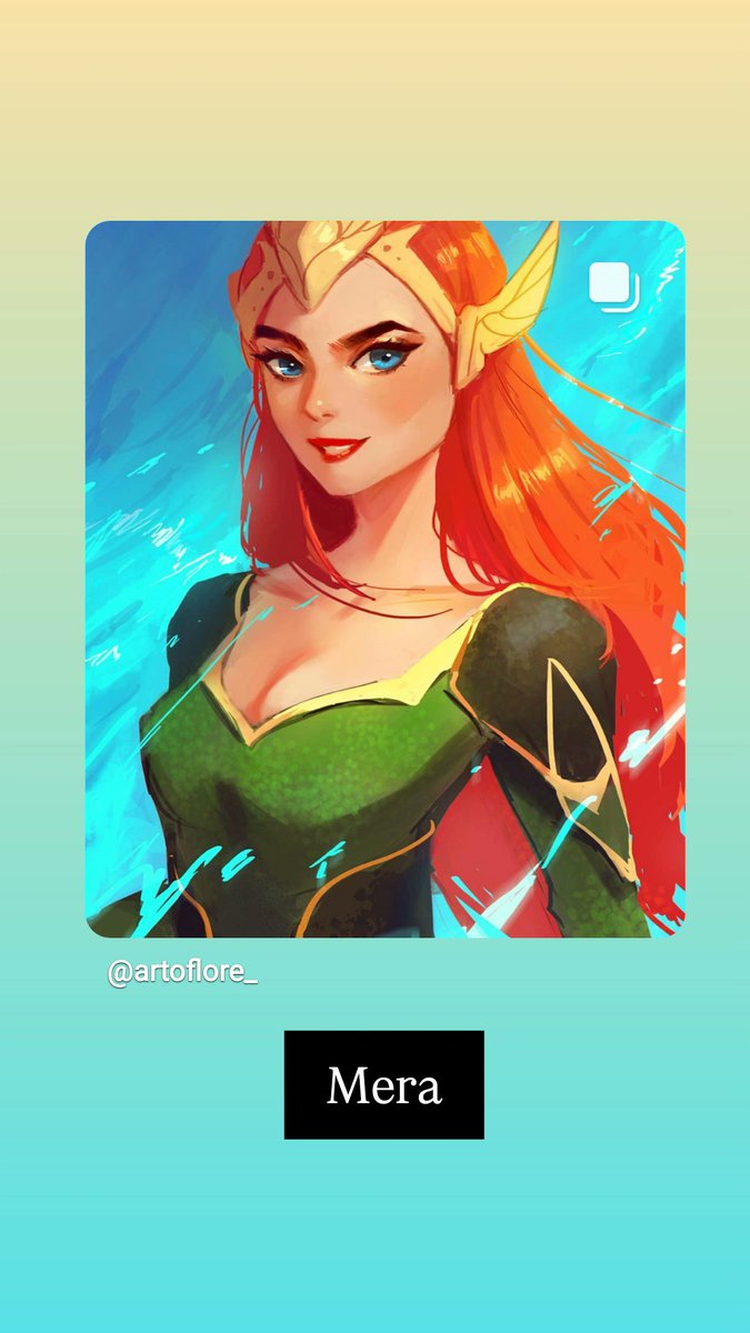 Fan Art Friday 🎨 #Mera from #DCDarkLegion  by <a href="/artoflore_/">我叫美 | Commissions Open</a>