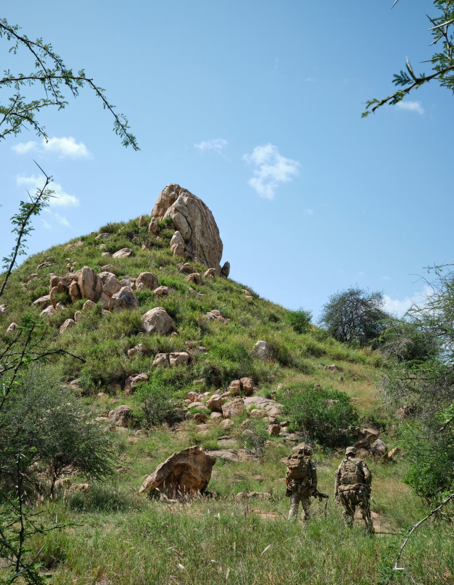 3 RIFLES recently deployed to Kenya on Exercise BULL STORM as Task Force Hannibal playing enemy forces against 3 SCOTS and 1 R ANGLIAN Battlegroups.

Getting comfortable with the scorching Kenyan temperatures alongside the challenging terrain is a firm test of any Rifleman.