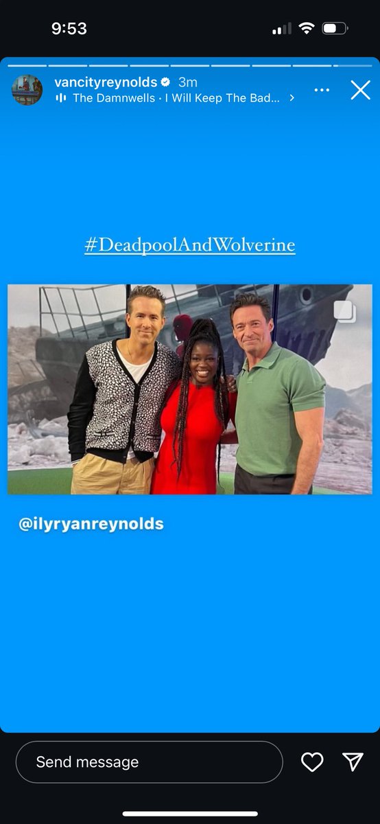 ilyryanreynolds's tweet image. 1 year ago today my question was asked on The One Show to Ryan Reynolds and Hugh Jackman and also later that day Ryan shared my post about it!🥹 I can’t believe it’s already been a year since this happened and Deadpool & Wolverine in general❤️💛