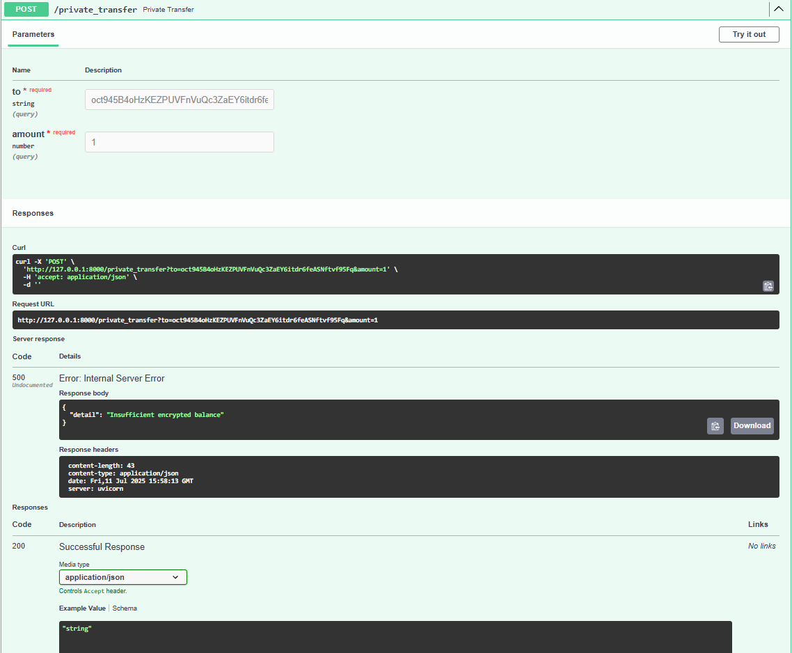 Krygeniz's tweet photo. ✨ **What’s new?**
- Secure, mobile-friendly web UI (Bootstrap, jQuery, syntax-highlighted JSON, modals, copy-to-clipboard)
- FastAPI backend with endpoints for wallet actions
- One-click setup &amp; automation (no more manual wallet.json edits)
- Remote access for Octra via ngrok https://t.co/NJlKOGkIlL