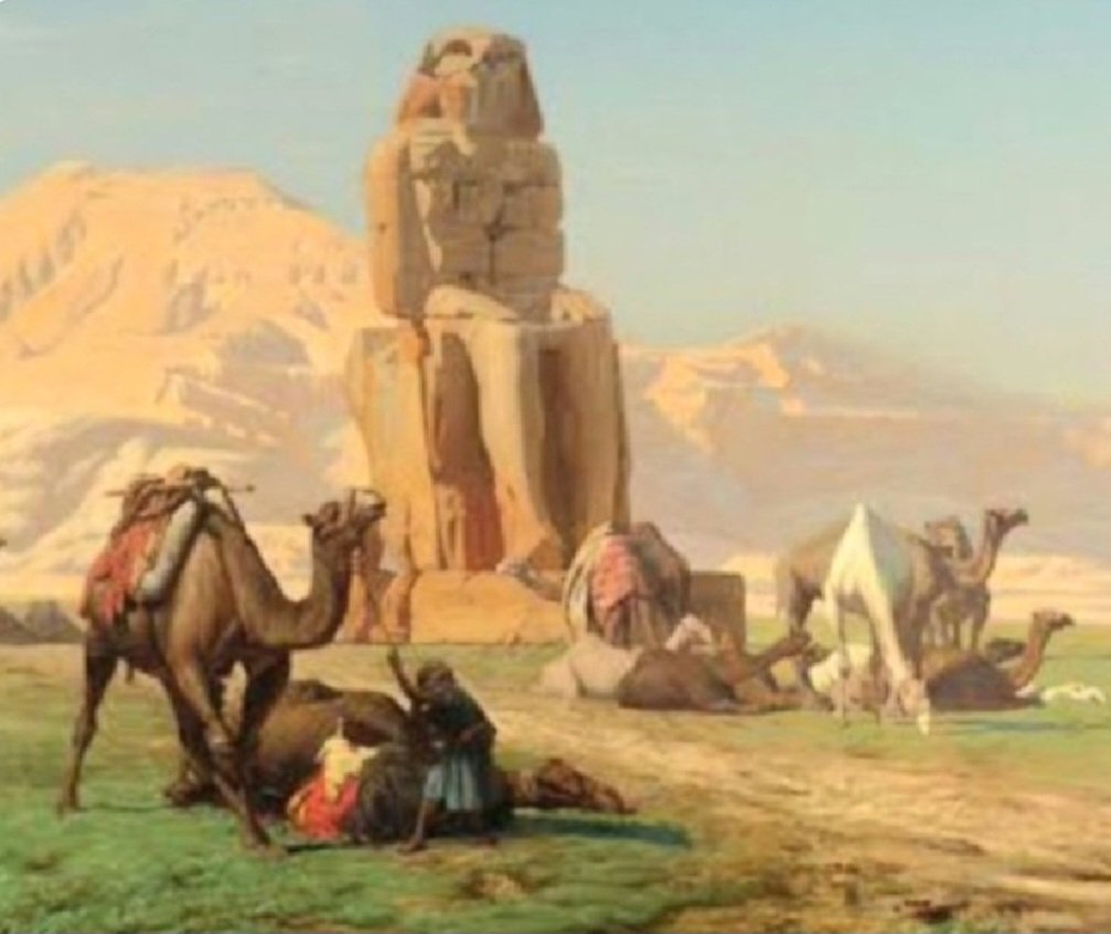LobnaSamy15's tweet image. Beautiful Colossus.
#Egypt
#Painting by Jean Léon Gerome (1824-1904). #art