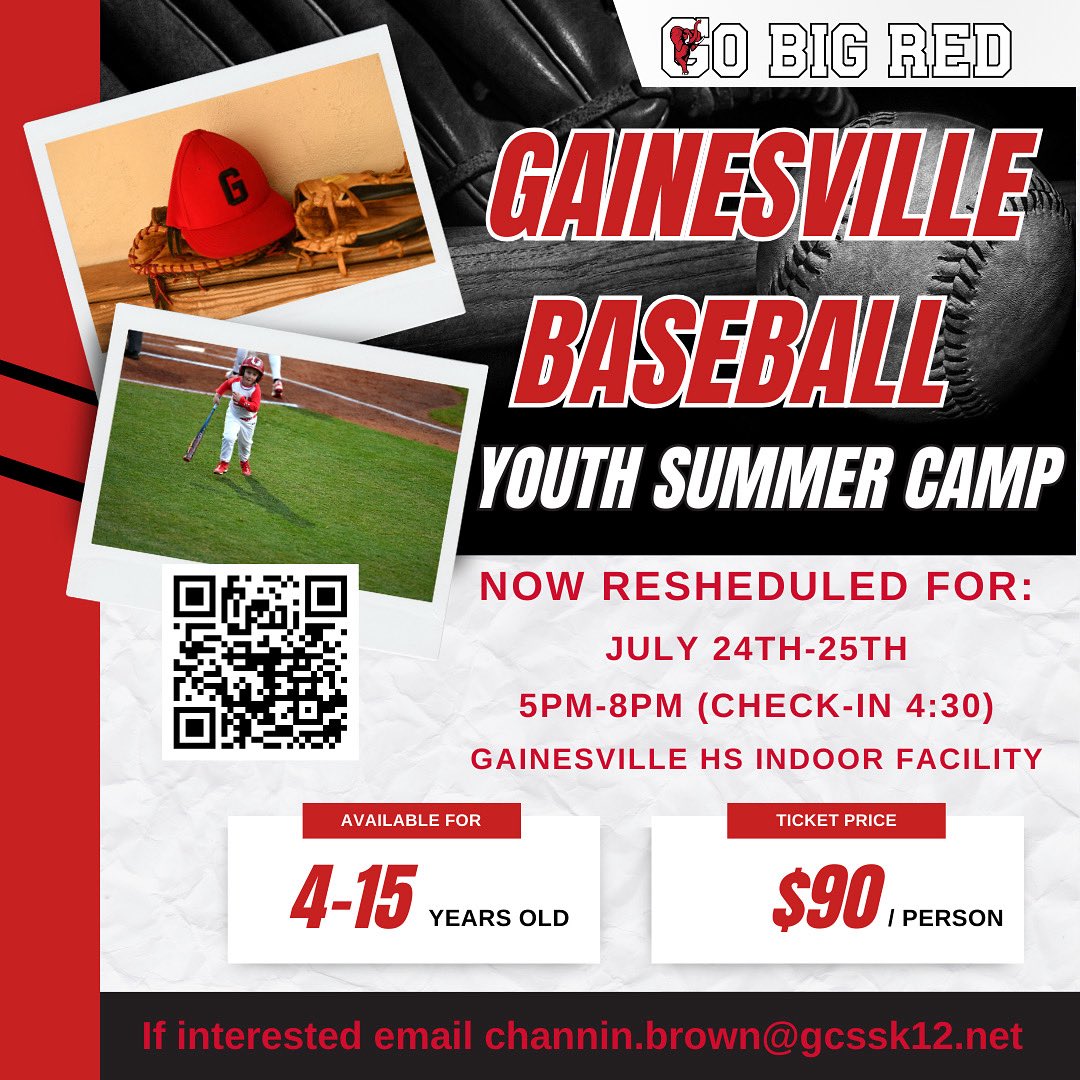 🚨🚨🚨RESHEDULED🚨🚨🚨

Our summer camp has been rescheduled for July 24th-25th due to some unforeseen circumstances! We hope everyone can still join us! Use the QR Code above or the link below to sign up! 

docs.google.com/forms/d/1Z7pV_…