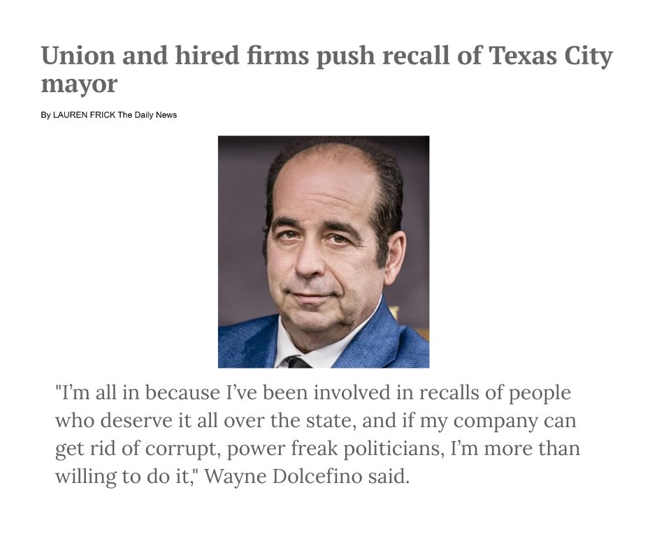 WayneDolcefino's tweet image. The Daily News article: galvnews.com/news/union-and…
