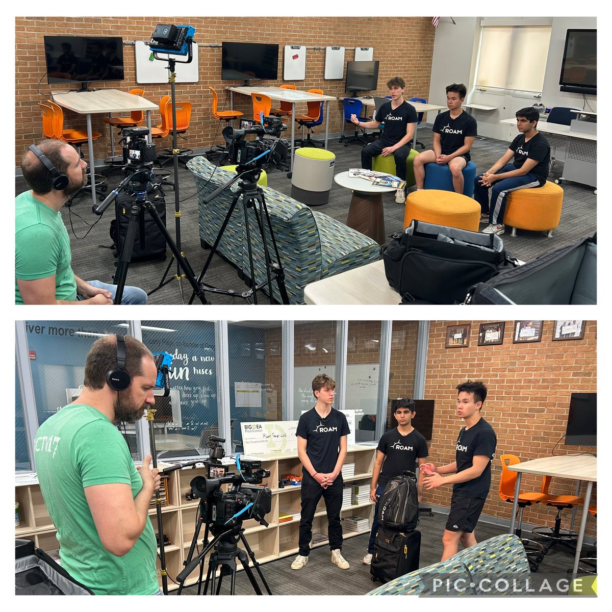 NolanNNHS's tweet image. Thank you @NCTV17 for interviewing Roam Travel, LLC! Grateful to you for sharing the story of these talented young students! @Naperville203 @incubatoredu