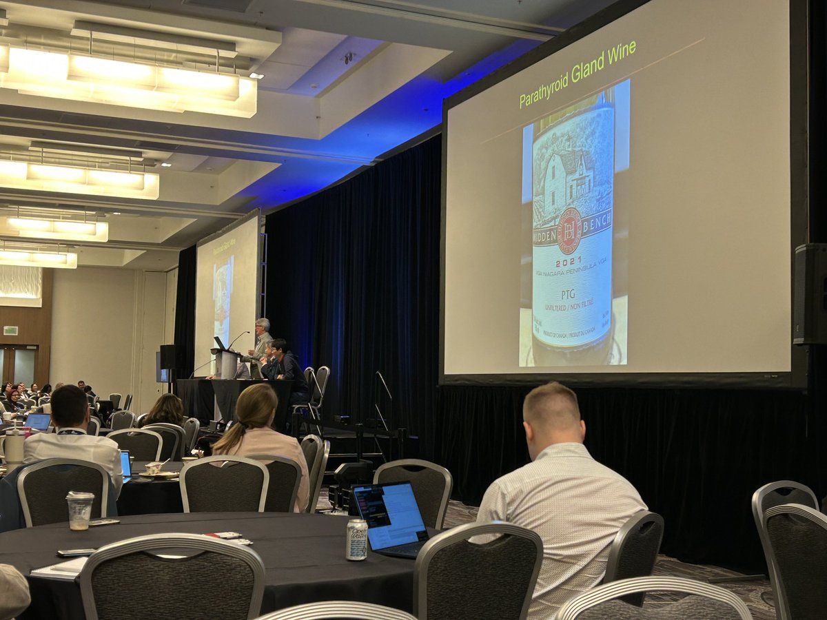 CSEM_SCEM's tweet image. Scientist Ed Nemeth promoting great Canadian wine at the Hypoparathyroid 2025 Summit at #ENDO2025 Canadian-American friendships🇨🇦🇺🇸
@CSEM_SCEM @TheEndoSociety