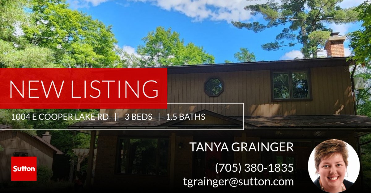 team_grainger's tweet photo. 📍 New Listing 📍 Take a look at this fantastic new property that just hit the market located at 1004 E Cooper Lake Rd in Dwight. Reach out here or at (705) 380-1835 for more information https://t.co/fod9OoiQLD https://t.co/wOh7UaTyxa