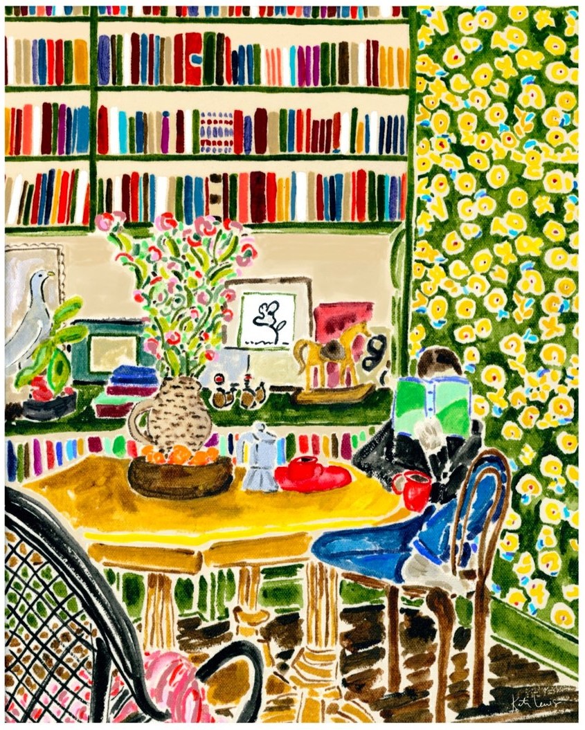 "In the Comfort of Words"  by Kate Lewis