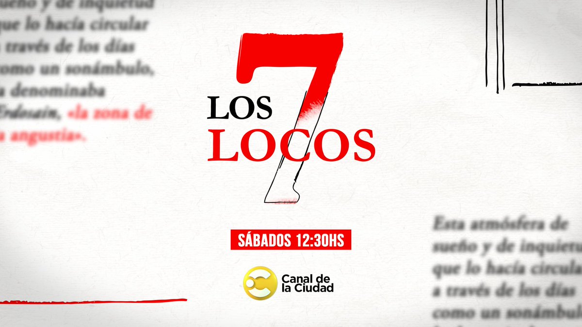 Canal de la Ciudad (@canalciudadba) on Twitter photo Hoy a las 12.30 en un nuevo episodio de los #7Locos <a href="/Cristina_Mucci/">Cristina Mucci</a> recibe al escritor y periodista <a href="/martin_caparros/">Martín Caparrós</a> y al dibujante y humorista gráfico Miguel Rep. ¡No te lo pierdas, por el Canal de la Ciudad! Hoy a las 12.30 en un nuevo episodio de los #7Locos <a href="/Cristina_Mucci/">Cristina Mucci</a> recibe al escritor y periodista <a href="/martin_caparros/">Martín Caparrós</a> y al dibujante y humorista gráfico Miguel Rep. ¡No te lo pierdas, por el Canal de la Ciudad!