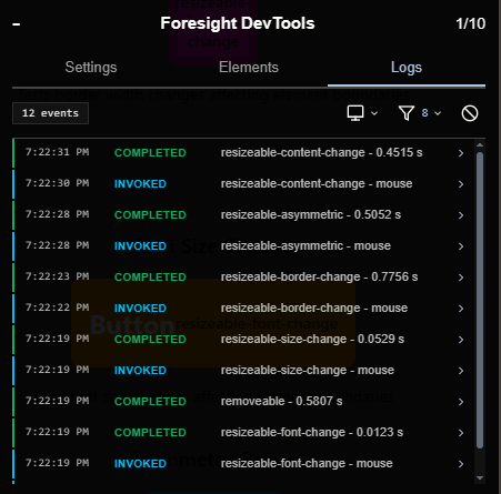 Released V3.1.1 of Foresight with a complete new set of devtools and a new look!