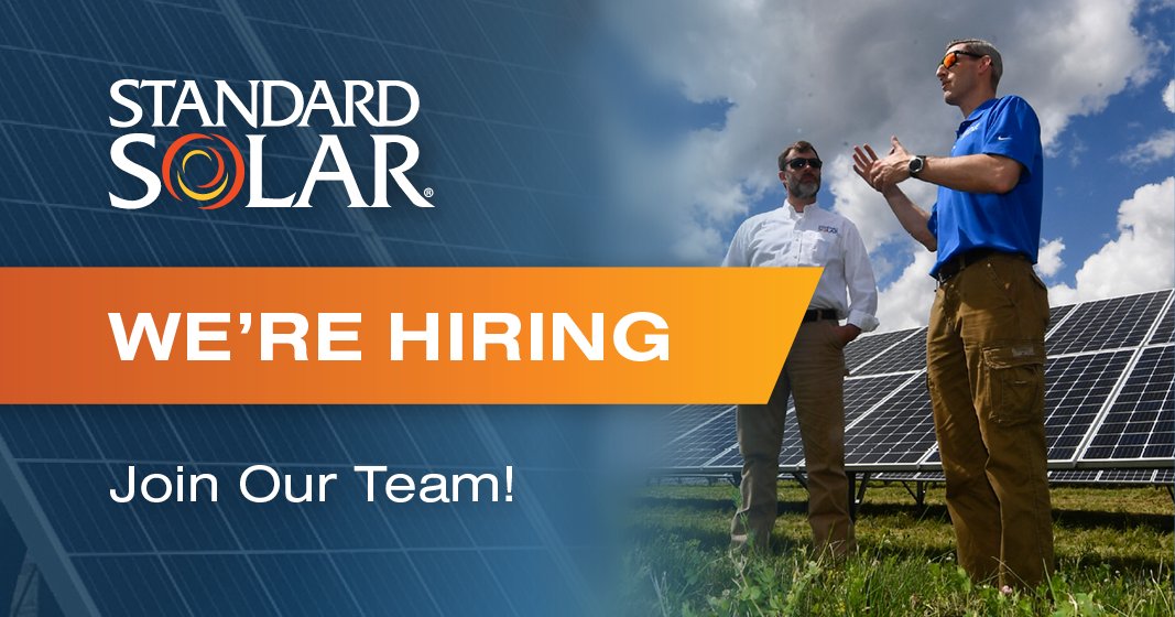 Standard Solar (@standardsolar) on Twitter photo Are you committed to making a difference in how Americans produce and consume energy? Consider a career with the hard-working, passionate team of solar professionals at <a href="/StandardSolar/">Standard Solar</a>. Our talent acquisition team is actively seeking driven individuals: hubs.li/Q03w8K1Y0 Are you committed to making a difference in how Americans produce and consume energy? Consider a career with the hard-working, passionate team of solar professionals at <a href="/StandardSolar/">Standard Solar</a>. Our talent acquisition team is actively seeking driven individuals: hubs.li/Q03w8K1Y0