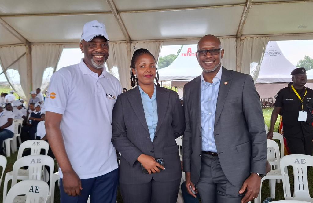 #HappeningNow 
Dr. Vincent Fred Ssenono,  Deputy Executive Director UBOS, and Dr. Allen Kabagenyi, Board Member UBOS, are representing the Bureau and its leadership at the Celebration of World Population Day in Kayunga District, Busaana Town Council Playground.

The event is