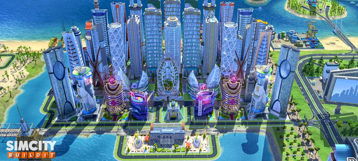 simcity_em2's tweet photo. 5/11→7/11
【首都再開発 re】

倉庫拡張…615→615
資材倉庫…317→357
土地拡張…残り2
人口…167万人
エピックビル…119
・首都98
・副首都19
・フィヨルド2
《金3 銀11 銅105》

中央エリアの再開発が物凄い遅さで進んでます!!また、完成したはずの難南区駅前広場リニューアル！！ https://t.co/fpwGvmNYda
