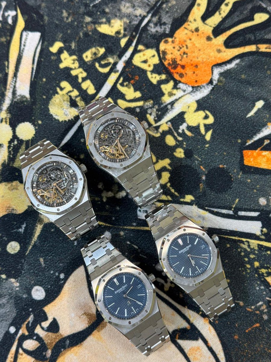 Gm ✨

Audemars Piguet 15407st Skeleton 💀

2019 &amp; 2022 w/ Box &amp; Papers

Audemars Piguet 16202st Blue Dial 🌠

2023 &amp; 2025 w/ Box &amp; Papers

Wire or Crypto Accepted

Join the discord to purchase ✅