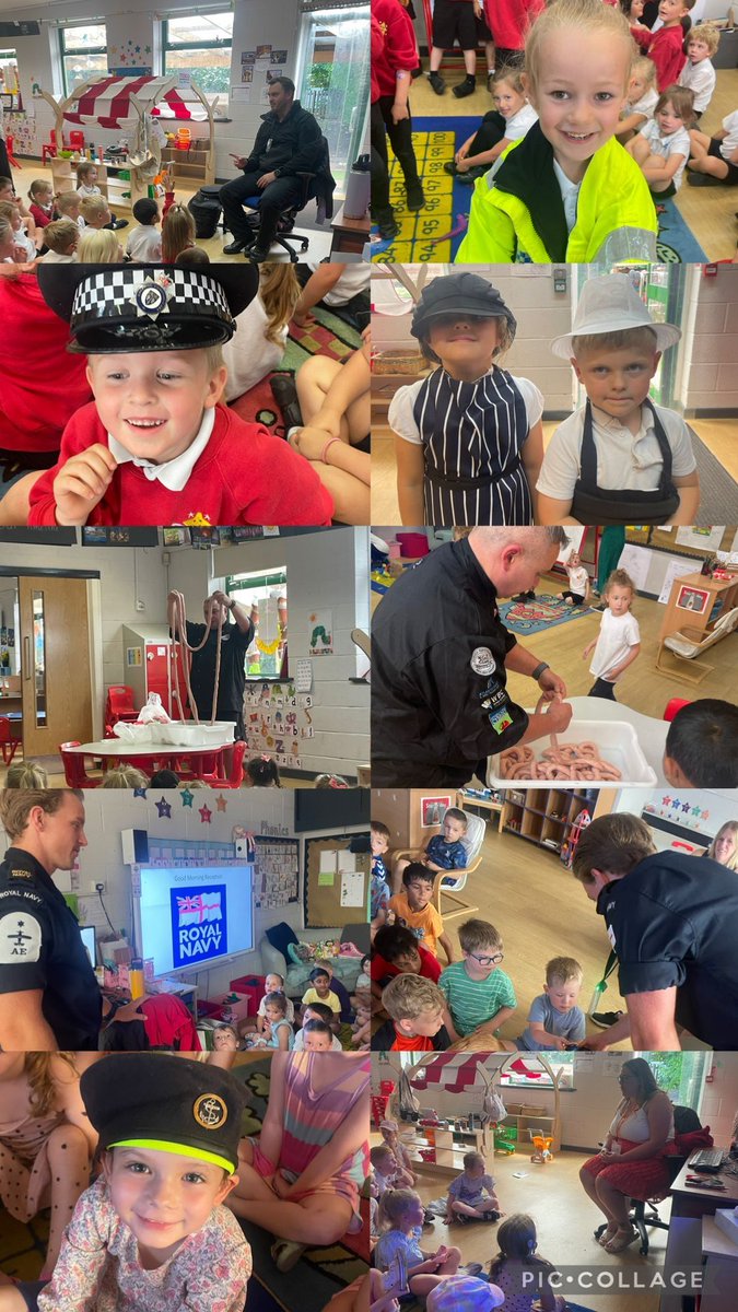 Thank you to all of the visitors that have came into school to tell Reception about their jobs this week!
