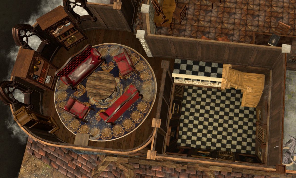 Happy Friday #ttrpgcommunity!

A new map! Originally a commission, this HUGE 4-story Haunted Mansion coming next Friday! on R20! Based on The Crooked House in Avantris's Crooked Moon 5e Supplement, go support their amazing supplement!

#dnd #ttrpg #dndmap #battlemap