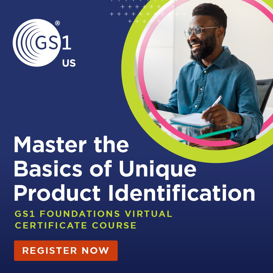 Prepare to tackle today’s business challenges with our #virtual classroom event. Check out our GS1 Foundations Certificate Course and take advantage of a new way to learn the foundational aspects of #GS1Standards. ow.ly/2K0K30s2zWc