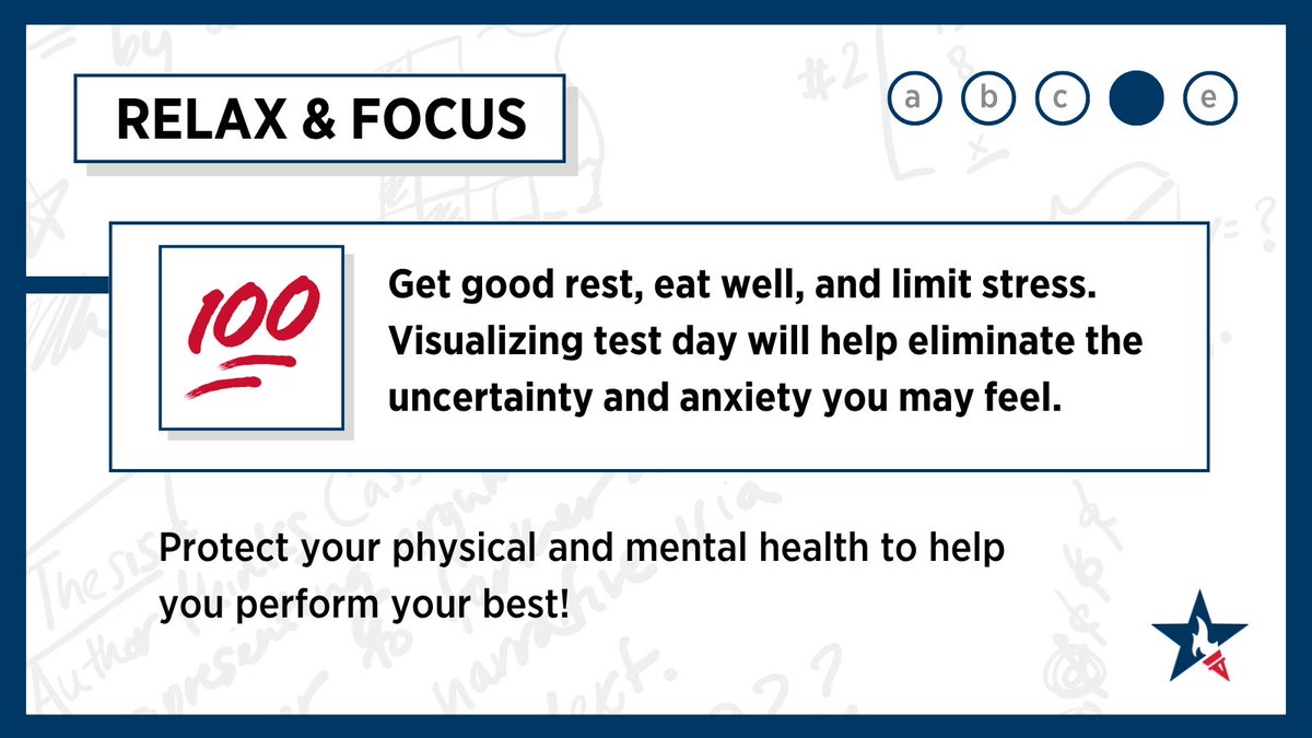 educationusa's tweet image. Looking to celebrate a high score on your next exam? 

Here are three tips for making your test day a success 💯.  #StudyWithUS