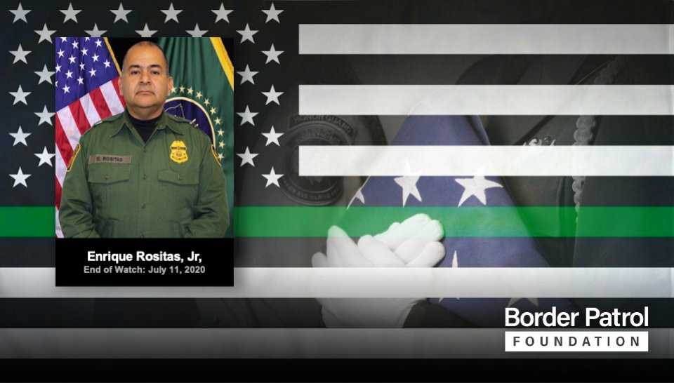 Today we honor the memory of Border Patrol Agent Enrique Rositas, Jr. End of Watch July 11, 2020
borderpatrolfoundation.org/rositas
#HonoringtheMemory #BorderPatrolFoundation #BPF #CBP #BorderPatrol #BorderSecurity #BorderPatrol #USBP #HonorFirst #lawenforcement #endofwatch #memorial