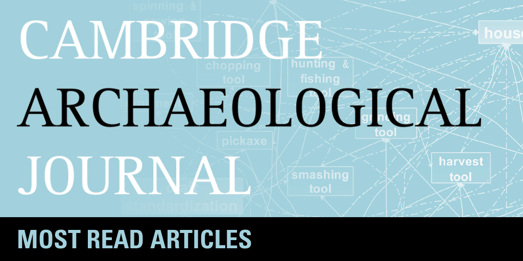 Cambridge University Press - Archaeology (@cambup_archaeo) on Twitter photo Check out the most-read articles from Cambridge Archaeological Journal here โ๏ธ cup.org/44QjMpj
<a href="/UCamArchaeology/">Cambridge Archaeology</a> Check out the most-read articles from Cambridge Archaeological Journal here โ๏ธ cup.org/44QjMpj
<a href="/UCamArchaeology/">Cambridge Archaeology</a>