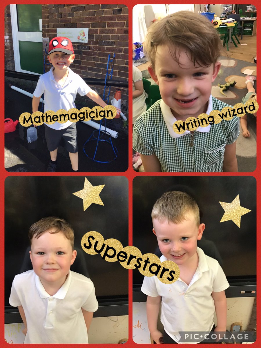 Well done to our new superstars, mathemagician and writing wizard ⭐️
