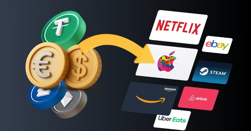 coinsbee's tweet photo. Buy +5,000 gift card brands with crуpto 🚀
Got crуpto in your wallet, but but nowwhere to spend?!
Let me tell you about a game changer: CoinsBee