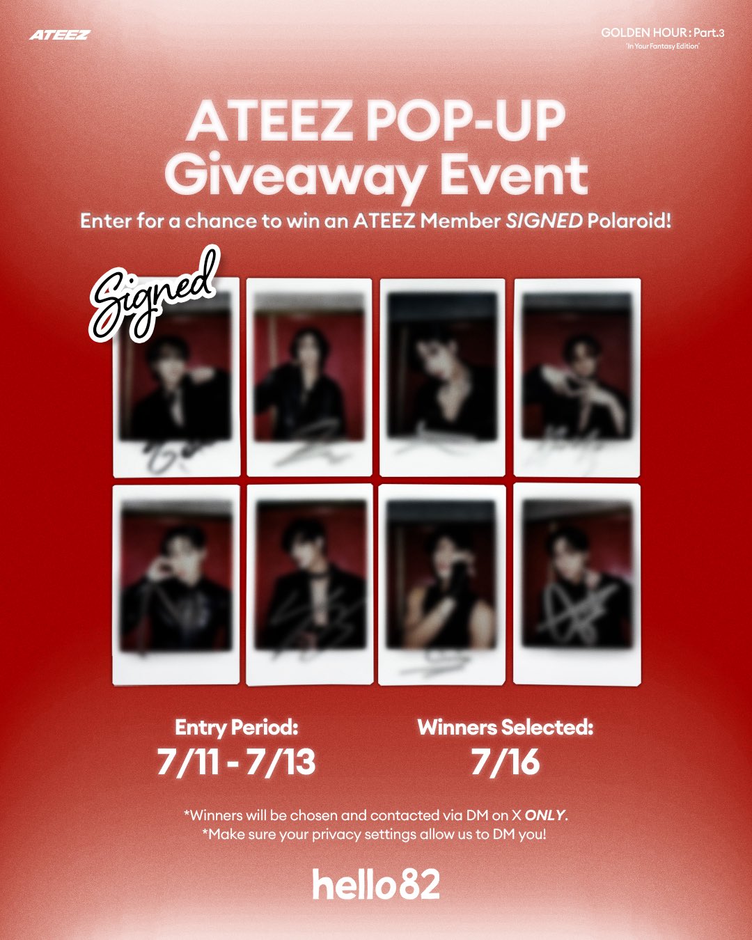 ATEEZ ウヨン EXCLUSIVE Hello82 popup セット hello82 on X: